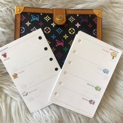 louis vuitton agenda pm inserts size|louis vuitton planner sizes.